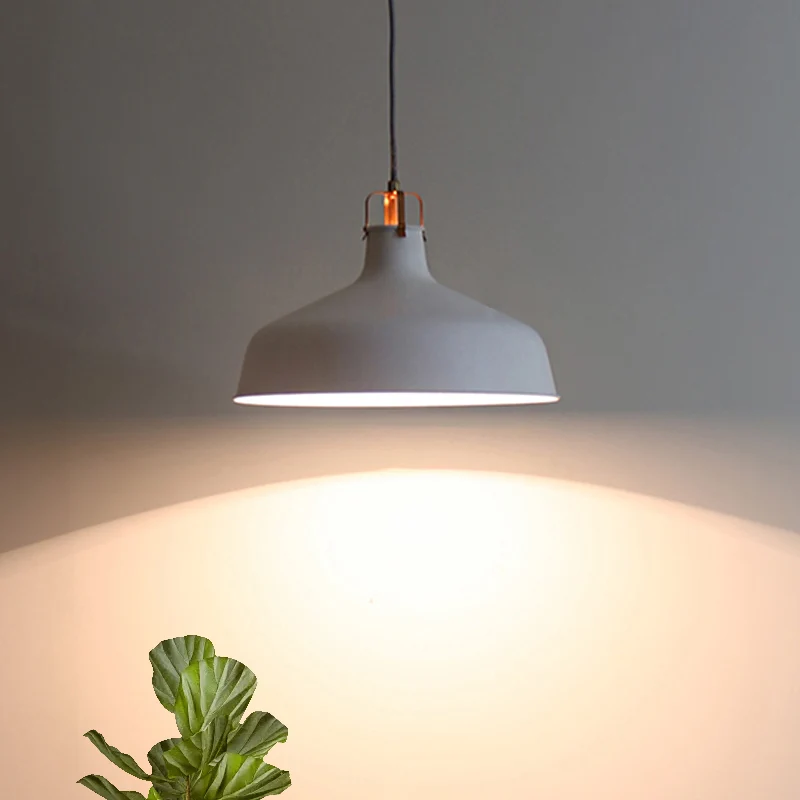 1-lichts metalen hanglamp modernisme zwart/wit schuurschaduw eetkamer hangende plafondlamp Clearhalo