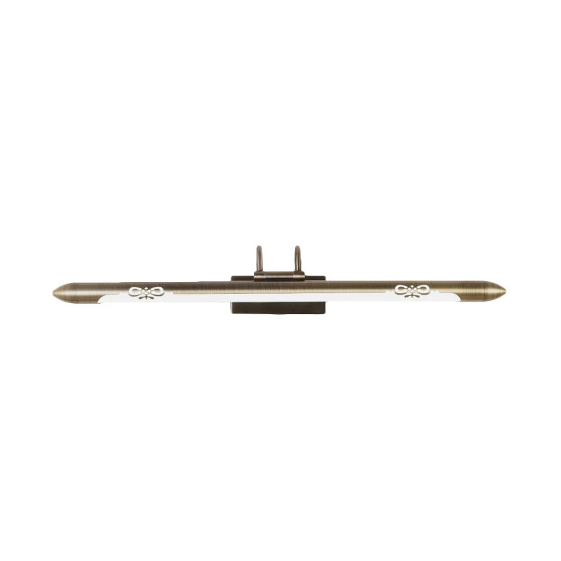 20,5"/25,5"/28" W LED brons/messing ijdelheidslamp Klassieke metalen lineaire schanslamp wit/warm licht Clearhalo