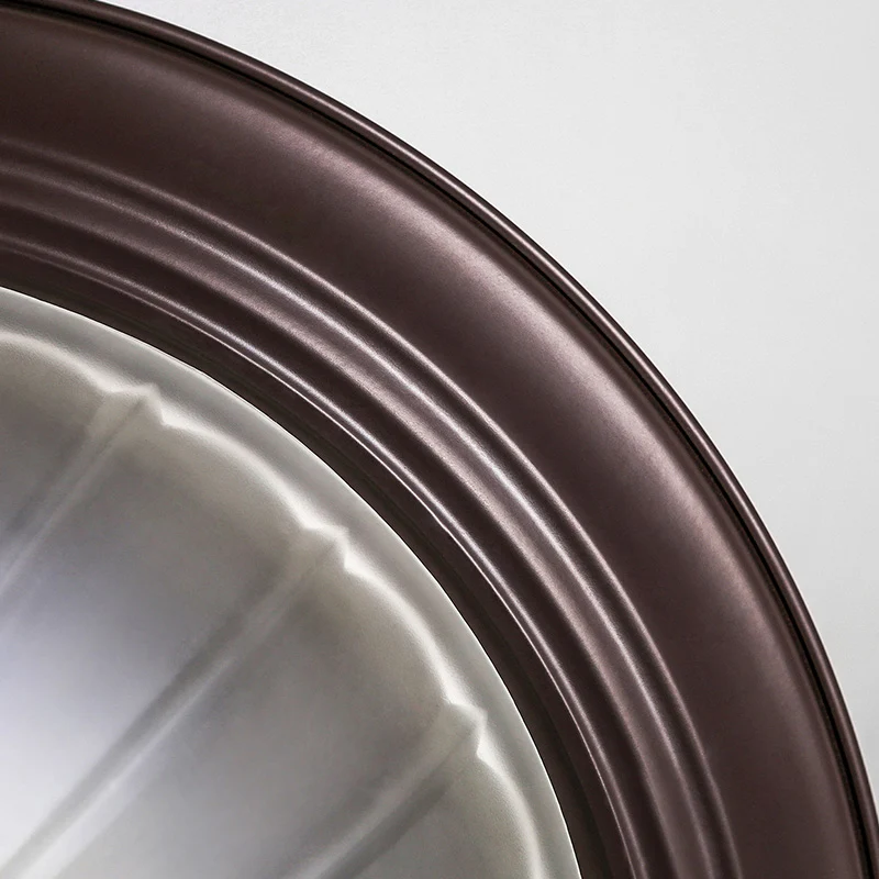 2-lichts gang, semi-inbouw, klassiek zwart, dicht bij het plafond, verlichting met kom van matglas Clearhalo