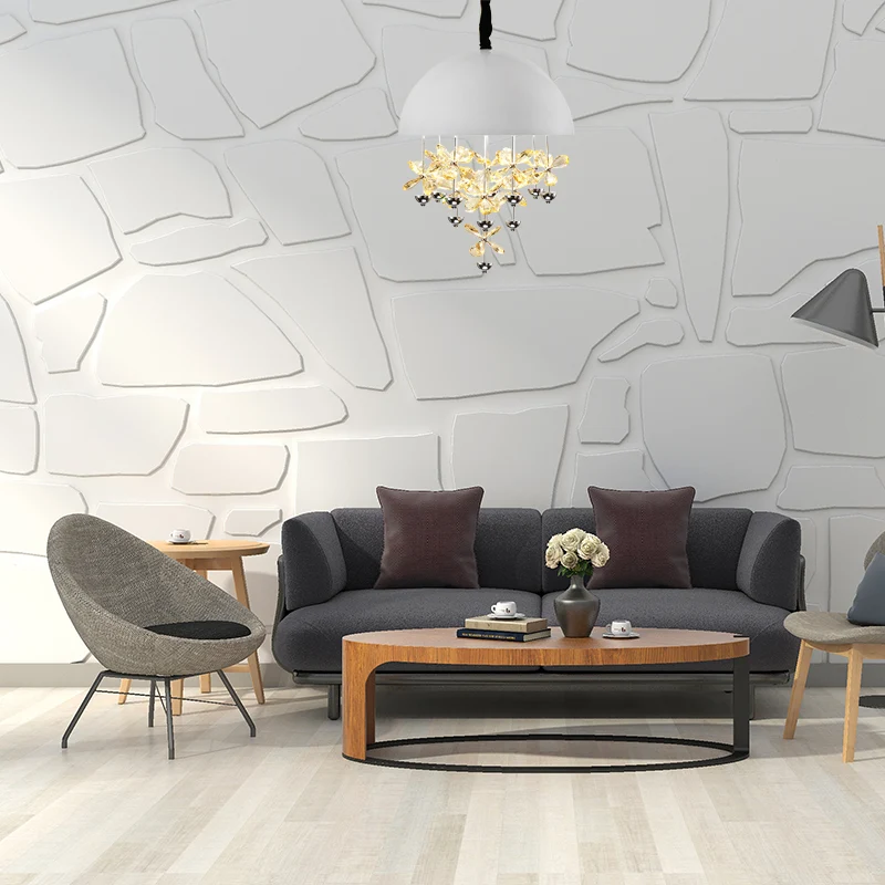 6/10 lampen koepelvormige hanglamp moderne metalen hangende plafondlamp met kristallen bloemdeco zwart/wit Clearhalo