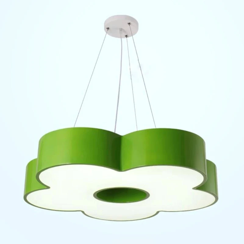 Acryl bloemen kroonluchter hanglamp kinderstijl LED hanglamp voor de kleuterschool Clearhalo
