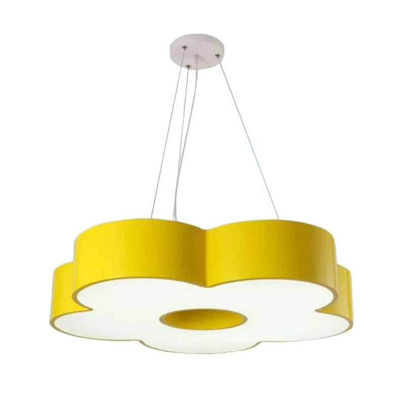 Acryl bloemen kroonluchter hanglamp kinderstijl LED hanglamp voor de kleuterschool Clearhalo