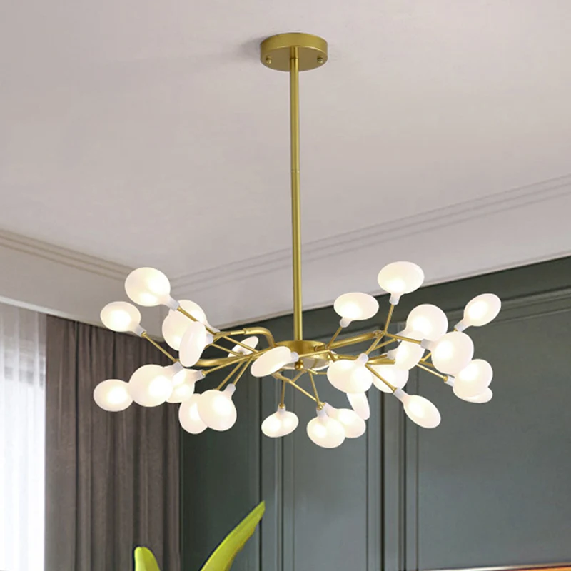 Acryl Firefly LED-hanglamp Kroonluchterlamp Scandinavische stijl voor woonkamer Clearhalo
