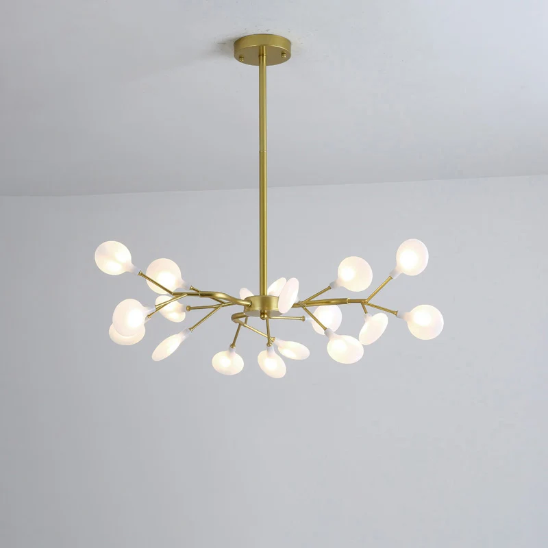 Acryl Firefly LED-hanglamp Kroonluchterlamp Scandinavische stijl voor woonkamer Clearhalo