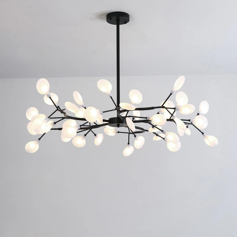 Acryl Firefly LED-hanglamp Kroonluchterlamp Scandinavische stijl voor woonkamer Clearhalo