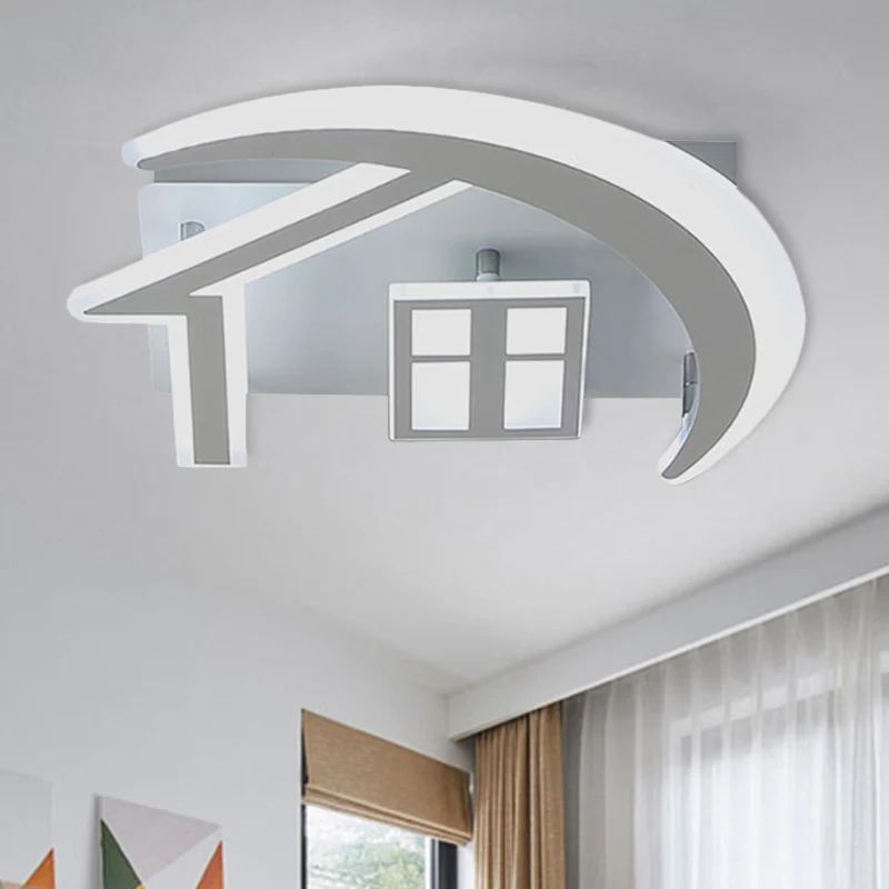 Acryl huis inbouw plafondlamp Scandinavische plafondlamp wit voor slaapkamer Clearhalo