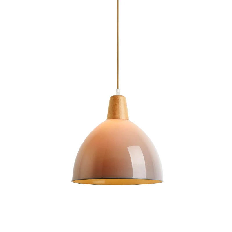 Acryl koepelvormige hangende plafondlamp modernistische 1-kops grijze druppel hanglamp voor nachtkastje Clearhalo