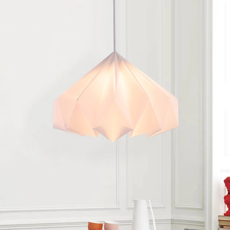 Acryl kronkelige kegel hangende verlichting Modernisme 1-koppige plafondhanglamp wit Clearhalo
