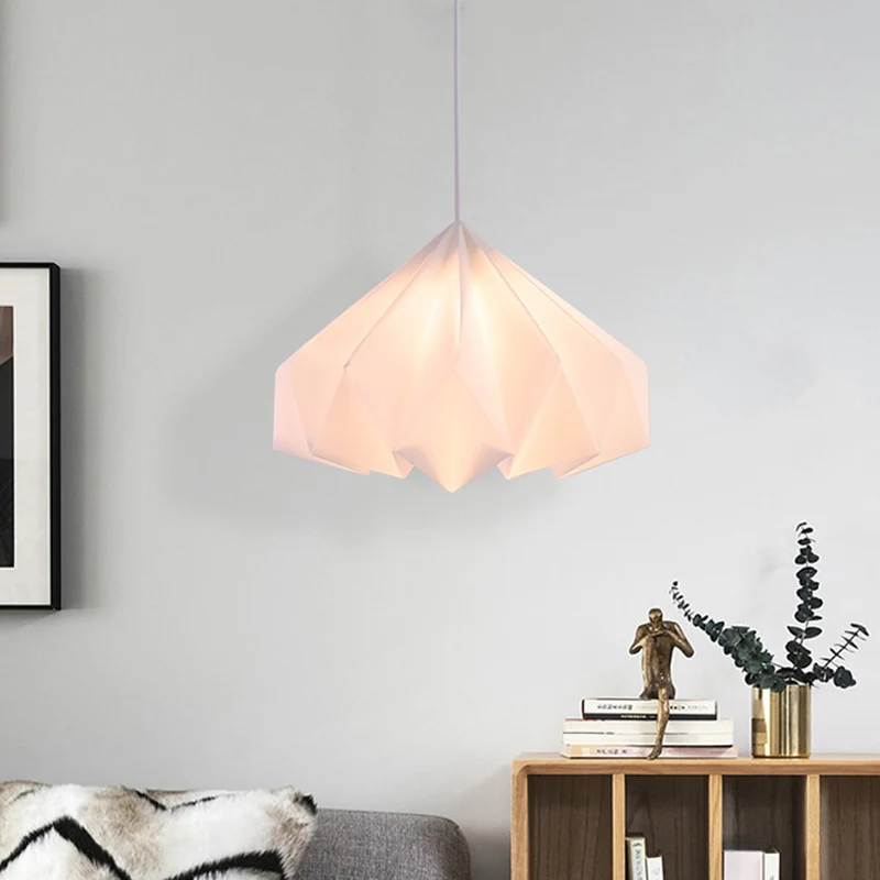 Acryl kronkelige kegel hangende verlichting Modernisme 1-koppige plafondhanglamp wit Clearhalo