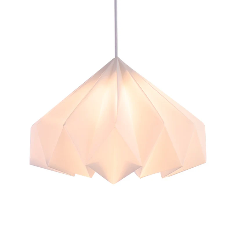 Acryl kronkelige kegel hangende verlichting Modernisme 1-koppige plafondhanglamp wit Clearhalo
