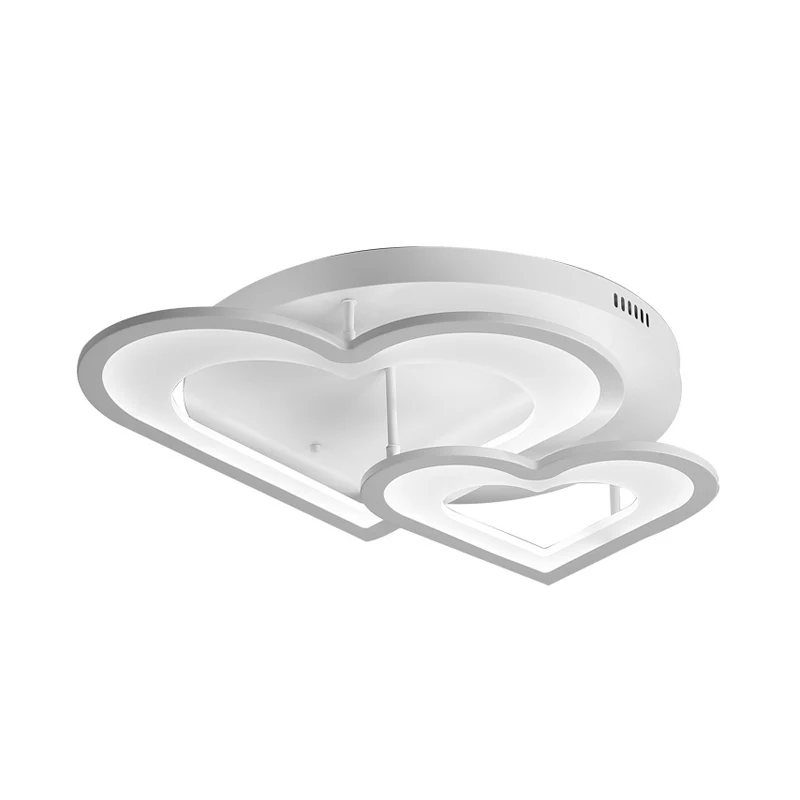 Acryl Liefdevol Hart Plafondlamp Eetkamer Hal Moderne LED-plafondmontagelamp wit Clearhalo