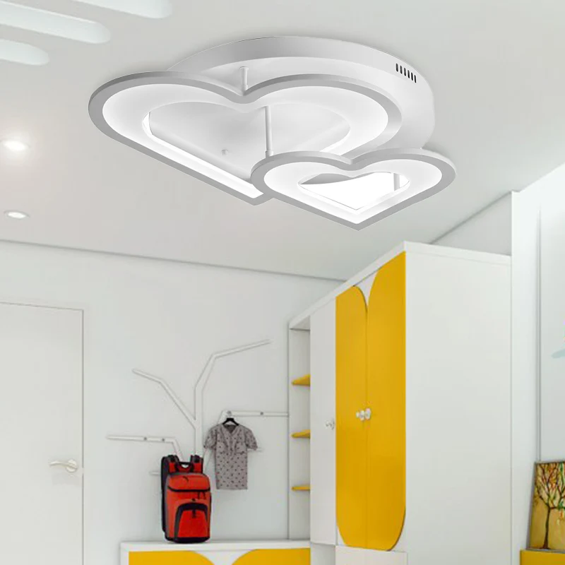 Acryl Liefdevol Hart Plafondlamp Eetkamer Hal Moderne LED-plafondmontagelamp wit Clearhalo