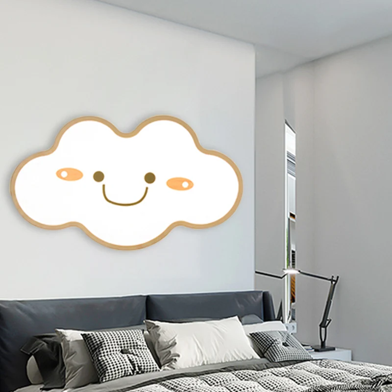 Acryl Shy Cloud inbouwplafondlamp kinderslaapkamer cartoon LED-plafondarmatuur wit Clearhalo
