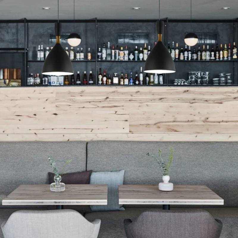 Aluminium trechtervorm hanglamp studeerkamer café 6,5/10 inch breed 1 licht hedendaagse hanglamp Clearhalo
