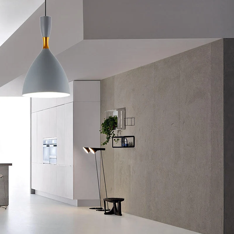 Aluminium trechtervorm hanglamp studeerkamer café 6,5/10 inch breed 1 licht hedendaagse hanglamp Clearhalo