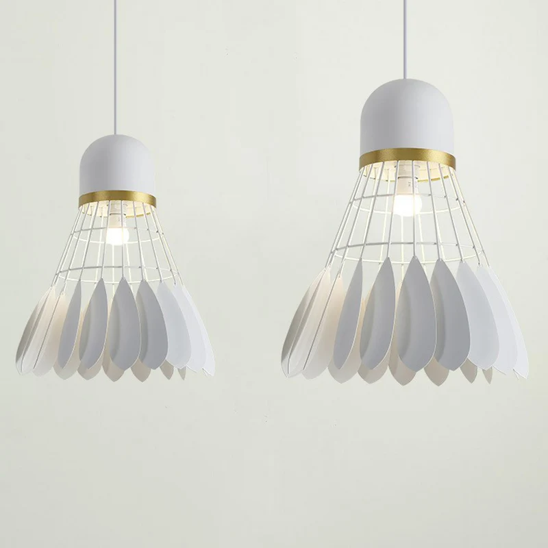 Badminton hanglamp Macaron ijzer 1-lamps hanglamp voor eetkamer Clearhalo