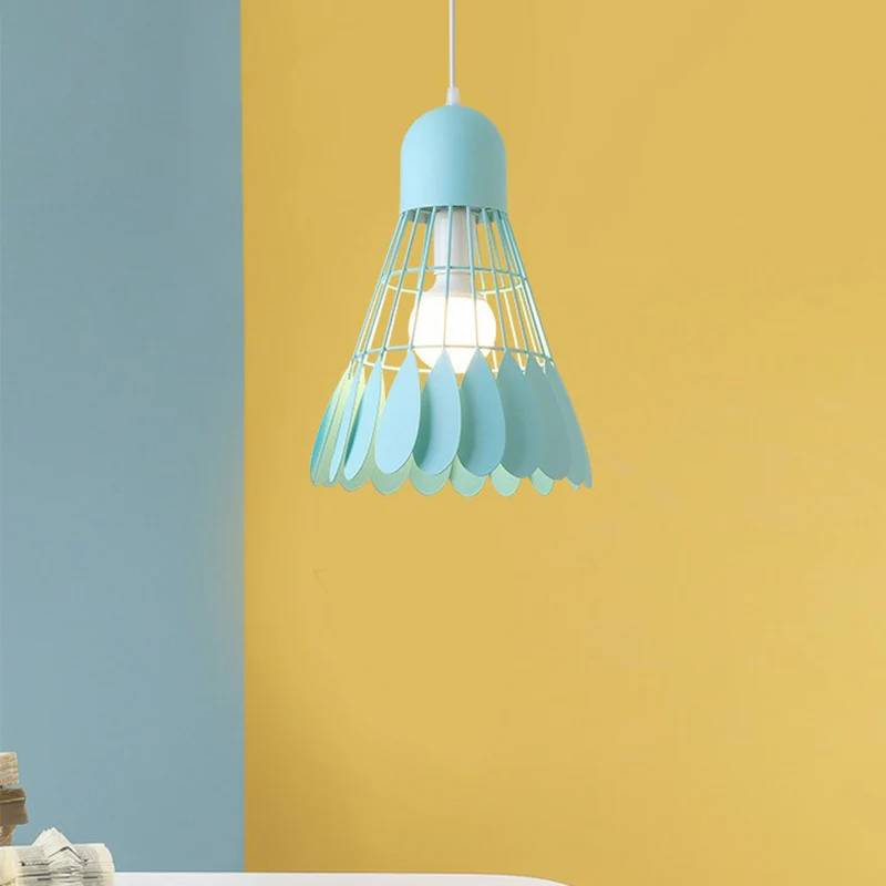 Badminton hanglamp Macaron ijzer 1-lamps hanglamp voor eetkamer Clearhalo