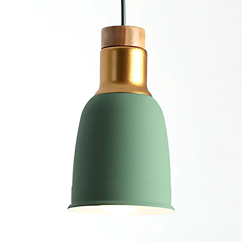 Bell Hanglamp Nordic Metaal 1-lichts Zwart/Grijs/Wit Hangende plafondlamp Clearhalo