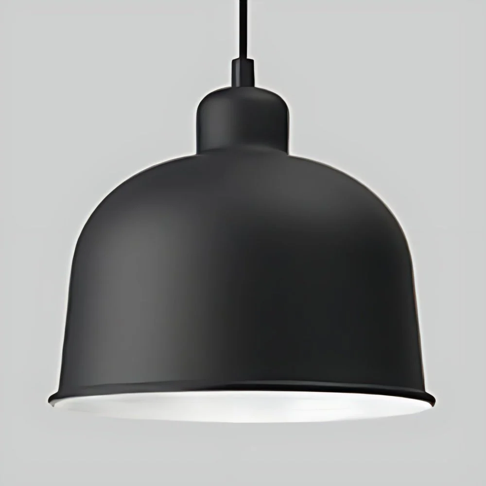 Bowl Shade Hanglamp Macaron-stijl aluminium hanglamp met enkele kop voor restaurant Clearhalo