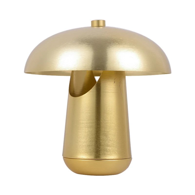 Brons/roségouden koepelvormige tafelverlichting Eigentijdse metalen nachtkastjelamp met 1 kop voor eettafel Clearhalo