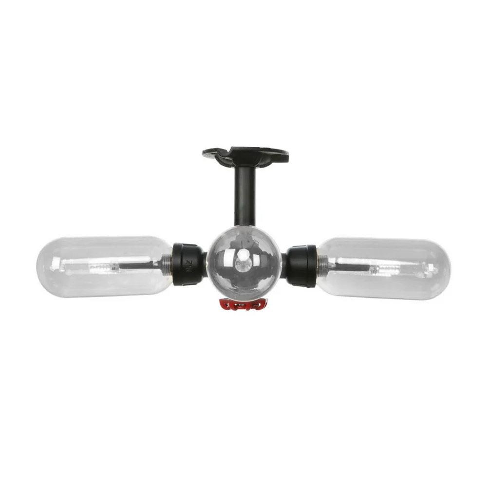Capsule semi-inbouwlamp vintage stijl 3/4 licht matzwart helder glazen verlichtingsarmatuur met pijpontwerp Clearhalo