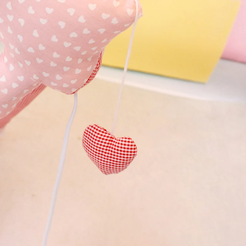Cartoon House vloerlamp met belkap 1 lichte stoffen vloerlamp roze voor kinderkamer Clearhalo