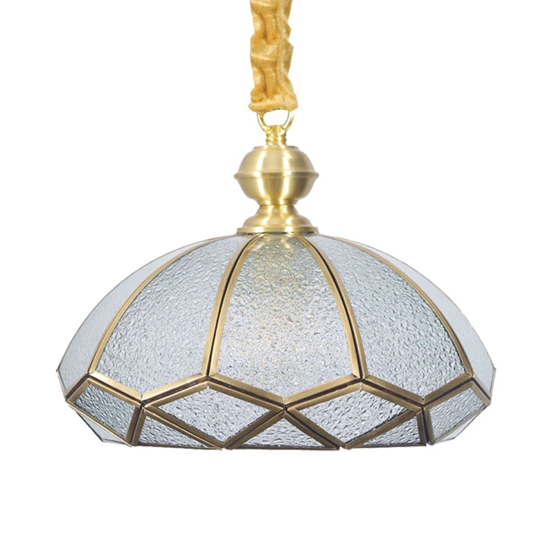Crème/textuur wit glazen hoed hanglamp modern 1 lamp hangend verlichtingsarmatuur voor woonkamer Clearhalo