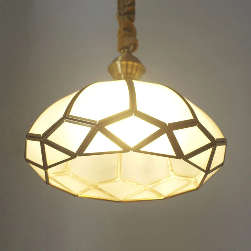 Crème/textuur wit glazen hoed hanglamp modern 1 lamp hangend verlichtingsarmatuur voor woonkamer Clearhalo