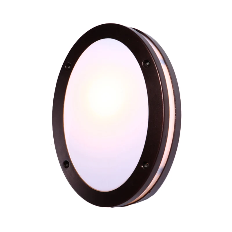 Donkere koffie diamant/elliptische wandkandelaar Rustiek opaalglas 1-lichts balkonwandverlichtingsarmatuur Clearhalo