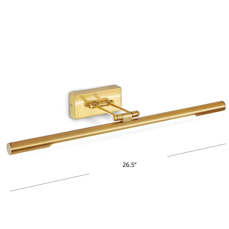 Draaibare buisvormige wandkandelaar antieke stijl metalen LED-wandmontageverlichting Clearhalo