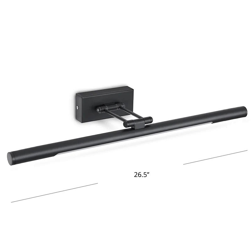 Draaibare buisvormige wandkandelaar antieke stijl metalen LED-wandmontageverlichting Clearhalo