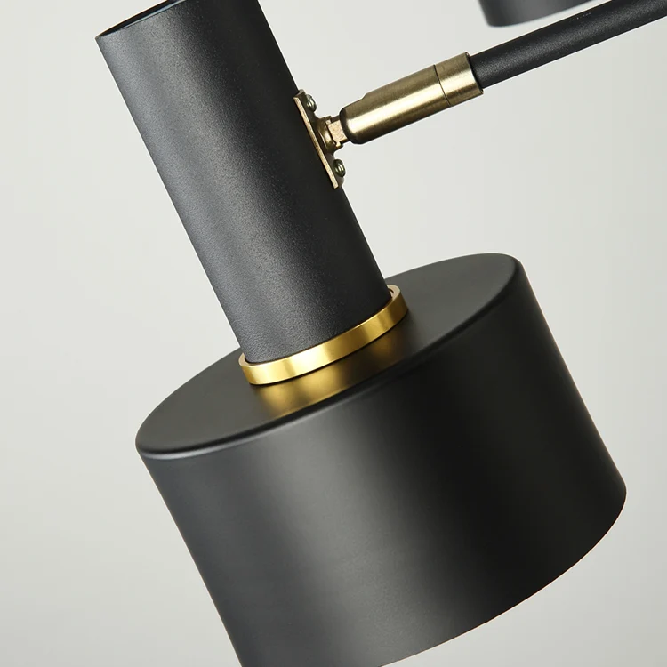 Drum & Dome kroonluchter 4 lampen Scandinavische stijl metalen hanglamp voor keukenrestaurant Clearhalo