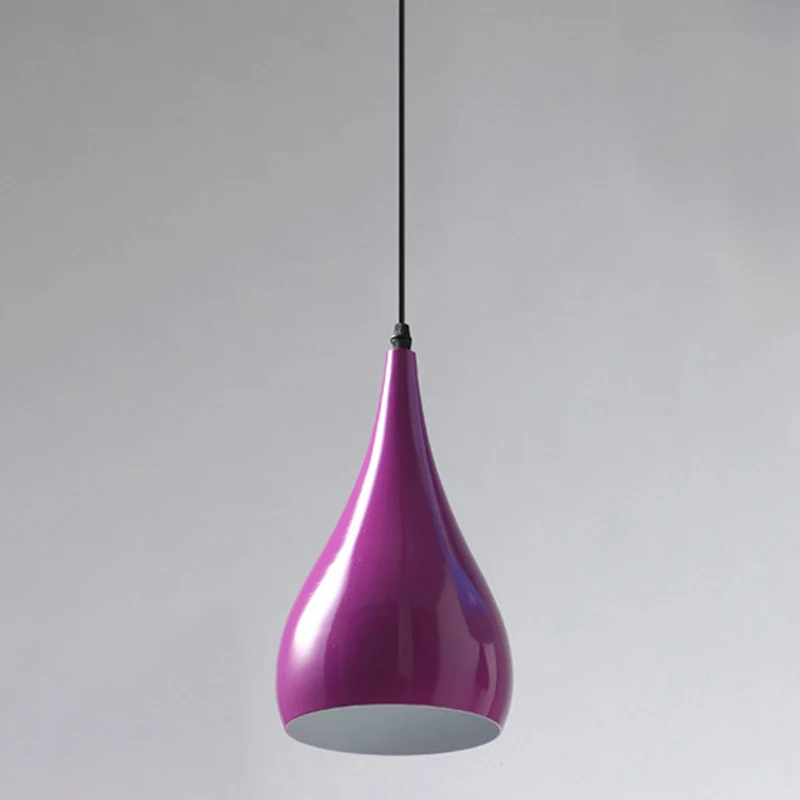 Druppelvormige plafondhanger Macaron Metaal 1 licht Eetkamer hanglamp Clearhalo