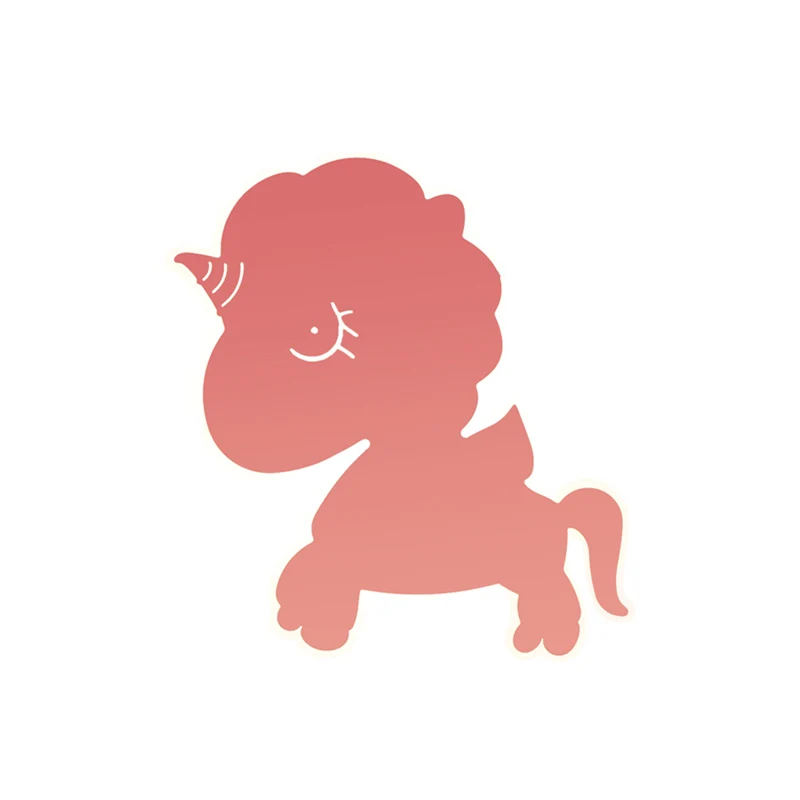 Eenhoorn wandgemonteerde lichtarmatuur cartoon ijzer roze/blauw/wit LED inbouw blaker voor kinderkamer Clearhalo