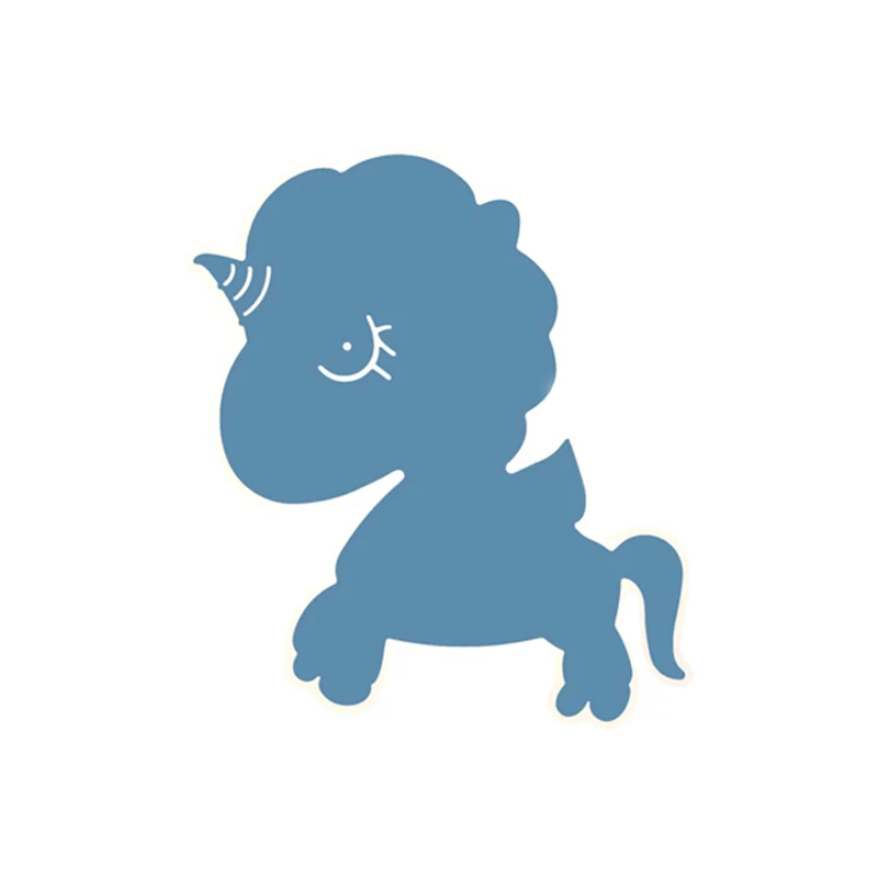 Eenhoorn wandgemonteerde lichtarmatuur cartoon ijzer roze/blauw/wit LED inbouw blaker voor kinderkamer Clearhalo