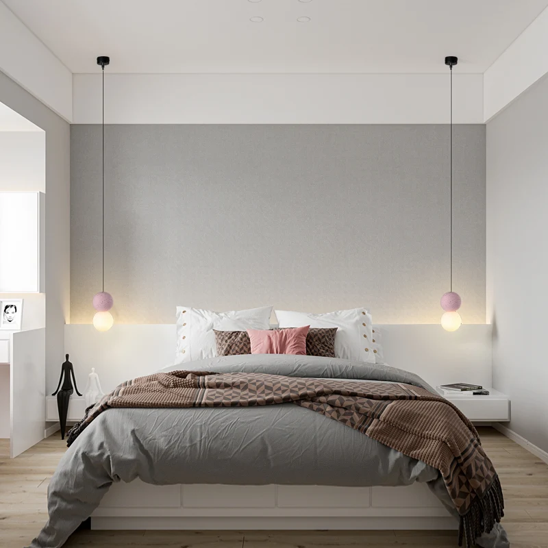 Eenvoudige kalebasvormige hanglamp Terrazzo 1-lichts bar-hanglamp met opaalglazen kap Clearhalo