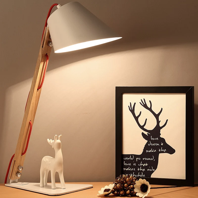 Eigentijdse nachtkastjelamp met 1 kop, wit uitlopende leeslamp met metalen kap Clearhalo