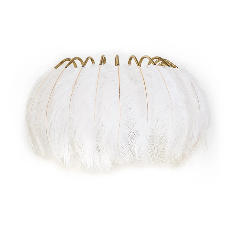 Feather Shaded Wall Mount Light Minimalistische wandkandelaar Lichtarmatuur voor woonkamer Clearhalo