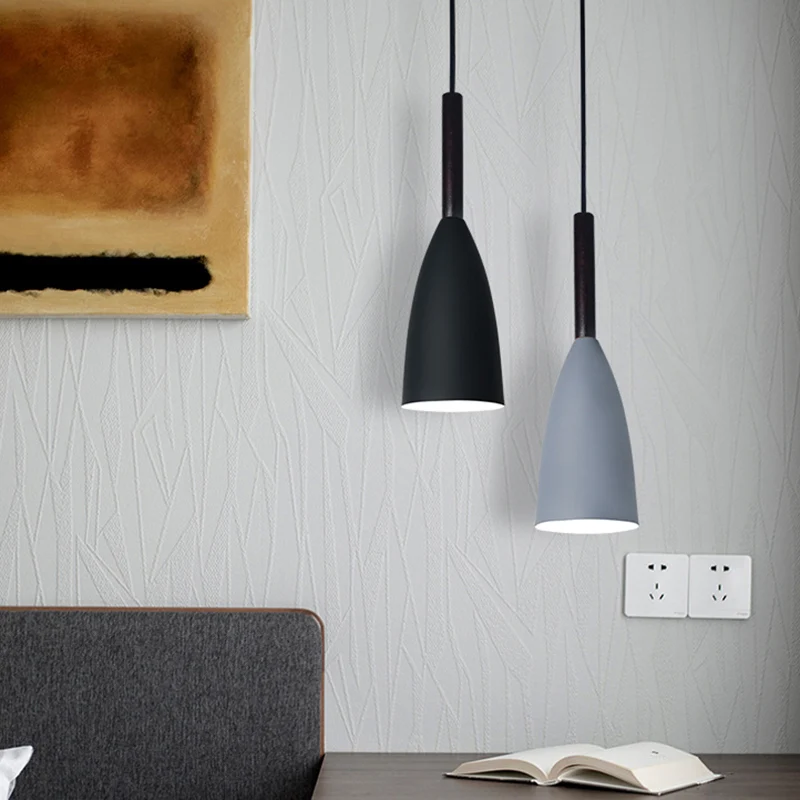 Fleshangende plafondlamp Eenvoud Stijl Metalen plafondhanglamp voor eetkamer Clearhalo