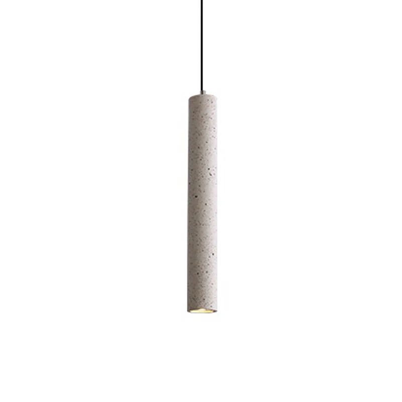 Gecanneleerde eetkamer hanglamp Loft-stijl Terrazzo Wit/geel/blauw LED hangend plafondlicht Clearhalo