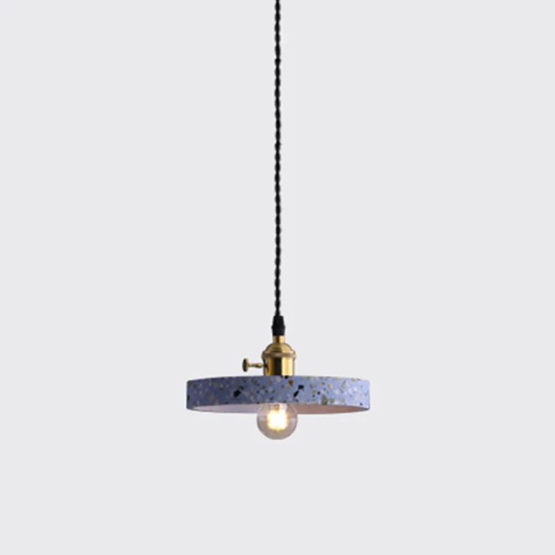 Geometrische eetkamer ophangverlichting Terrazzo 1��Head minimalistische hangende plafondlamp Clearhalo
