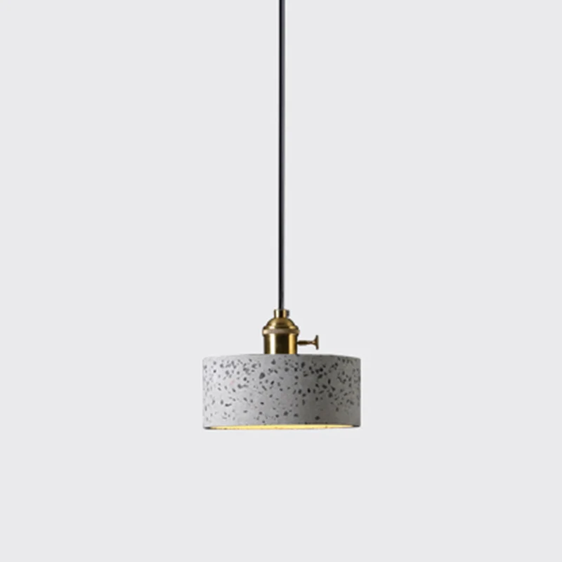 Geometrische eetkamer ophangverlichting Terrazzo 1��Head minimalistische hangende plafondlamp Clearhalo