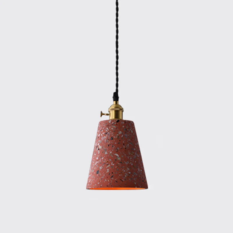 Geometrische eetkamer ophangverlichting Terrazzo 1��Head minimalistische hangende plafondlamp Clearhalo
