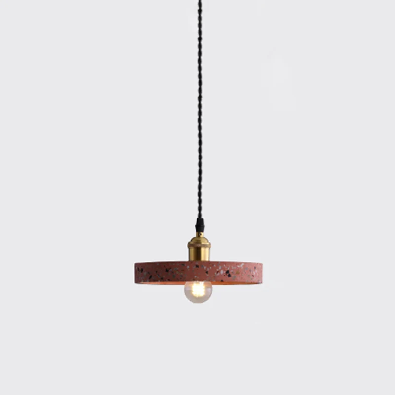 Geometrische eetkamer ophangverlichting Terrazzo 1��Head minimalistische hangende plafondlamp Clearhalo