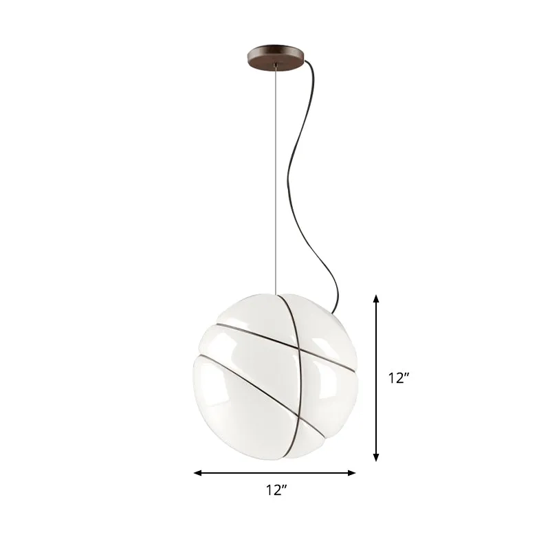Global Plafondlamp Modernistisch Wit Glas 1 Lamp Eetkamer Hanglamp Clearhalo