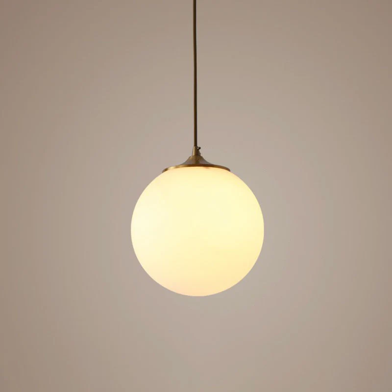 Global Suspension Hanglamp Eenvoudig Matwit Glas 1 Lamp Eetkamer Druppellamp Clearhalo