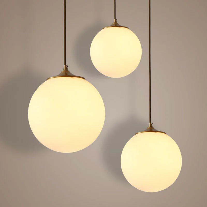 Global Suspension Hanglamp Eenvoudig Matwit Glas 1 Lamp Eetkamer Druppellamp Clearhalo