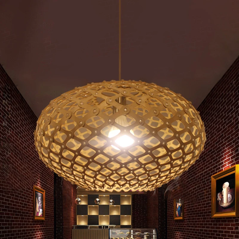 Global Suspension Pendel Hedendaags Hout 1 Lamp Beige Hanglampenset, 16"/19,5" Breed Clearhalo