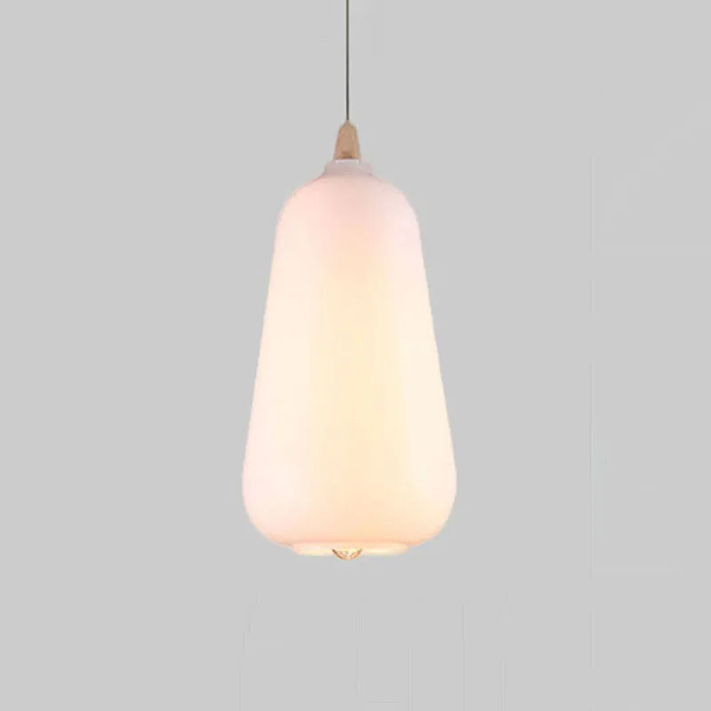 Global/Kalebas/Ellips Hanglamp Hedendaags Rokerig/Amber/Wit Glas 1 Licht Eetkamer Hangende Plafondlamp Clearhalo