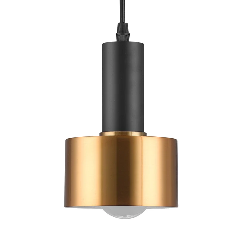 Granaatvormige slingerlamp postmodern metaal 1 lamp zwart-messing hangende hanger Clearhalo
